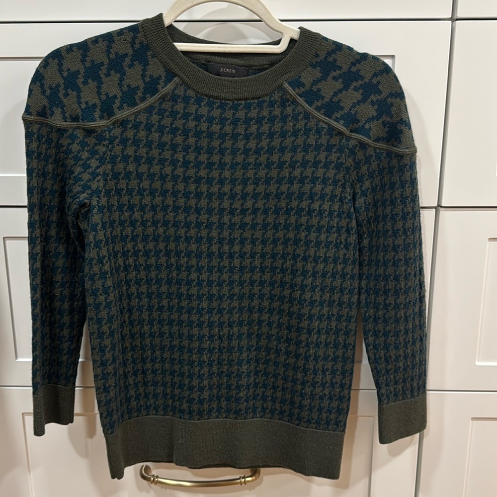 BOGO! JCrew houndstooth sweater